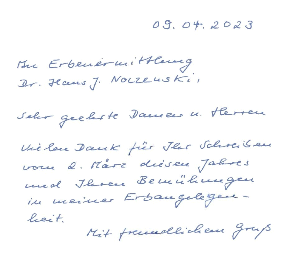 Danksagungen Danksagungen