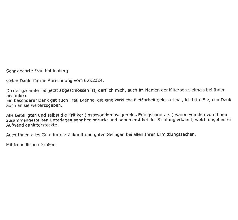 Danksagungen