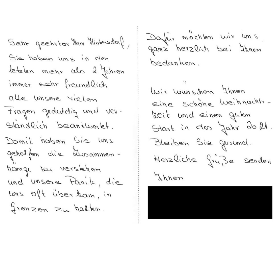 Danksagungen Danksagungen