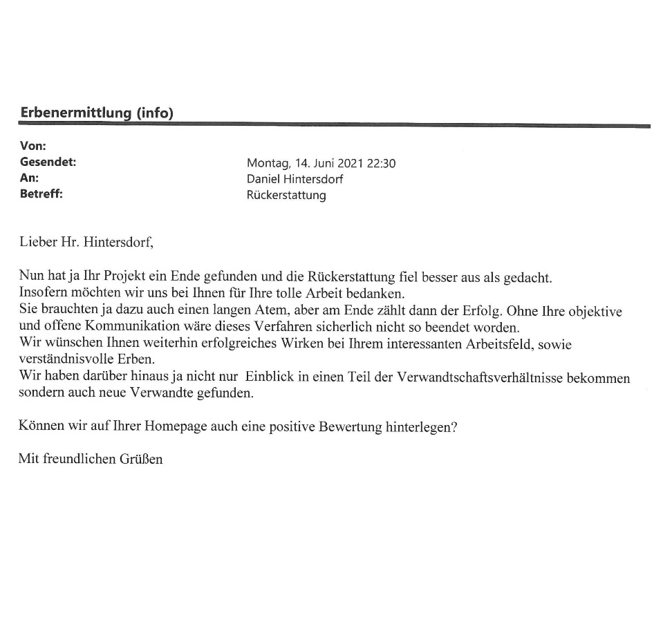 Danksagungen Danksagungen